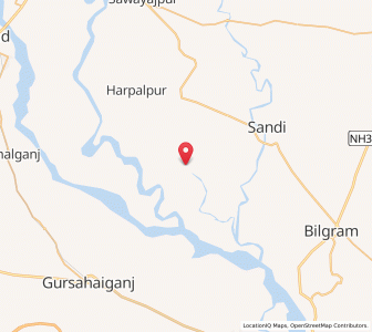 Map of Nura, Uttar Pradesh