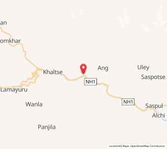 Map of Nurla, Kashmir