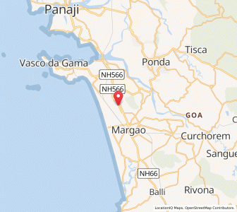 Map of Nuvem, Goa