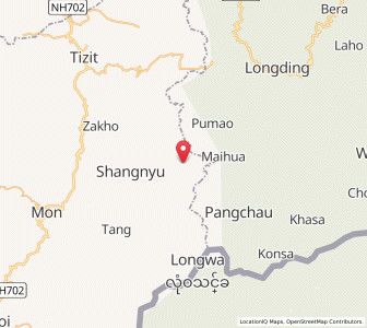 Map of Nyasia, Nagaland