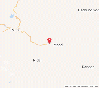 Map of Nyoma Rap, Kashmir