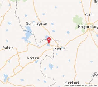 Map of Oblapura, Karnataka