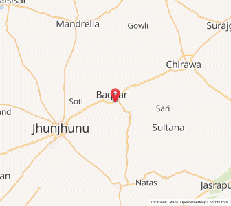 Map of Ojawali Dhani, Rajasthan