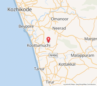 Map of Olakara, Kerala