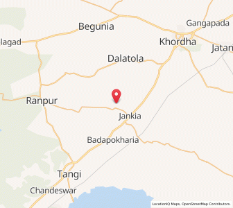 Map of Olasingha, Odisha