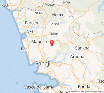 Map of Olaulim, Goa