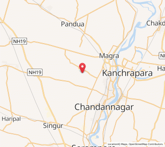 Map of Onchan, West Bengal