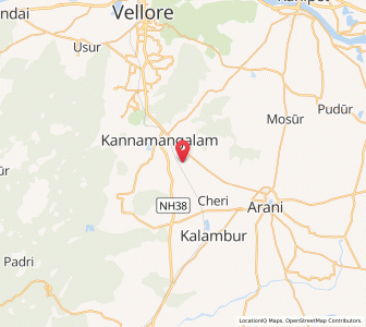 Map of Onnapuram, Tamil Nadu