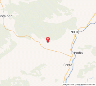 Map of Ordeltong, Chhattisgarh
