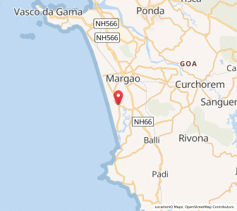 Map of Orlim, Goa