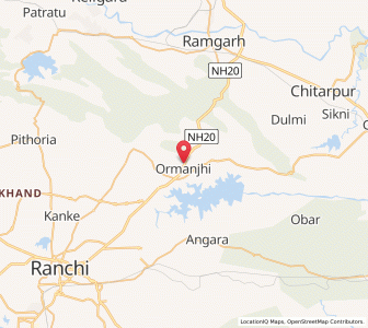 Map of Ormanjhi, Jharkhand