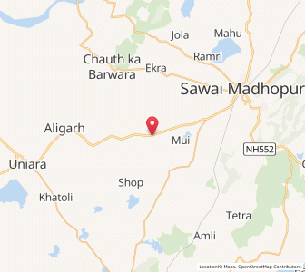 Map of Pachala, Rajasthan