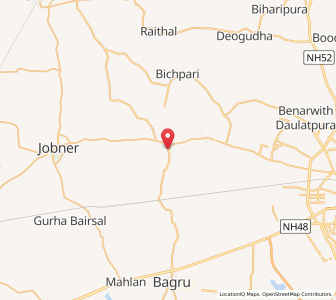 Map of Pachar, Rajasthan