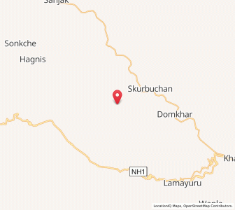 Map of Pachari, Kashmir
