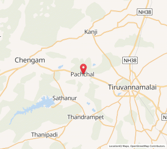 Map of Pachchal, Tamil Nadu