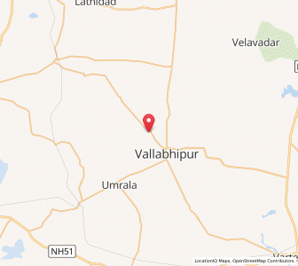 Map of Pachhegam, Gujarat