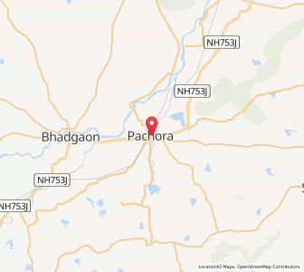 Map of Pachora, Maharashtra