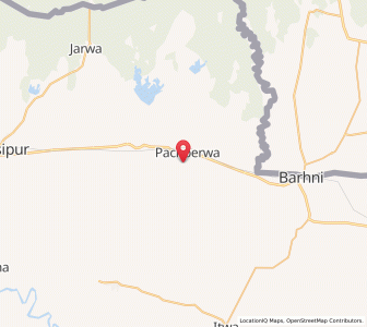 Map of Pachperwa, Uttar Pradesh
