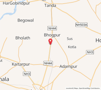 Map of Pachranga, Punjab