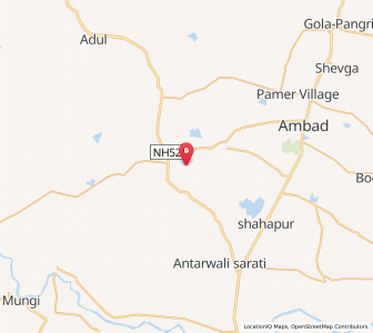 Map of Pachud Khurd, Maharashtra
