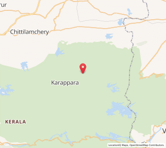 Map of Padagiri, Kerala