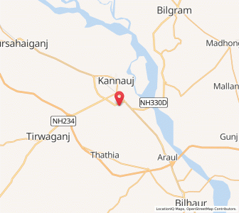 Map of Padarathpur, Uttar Pradesh