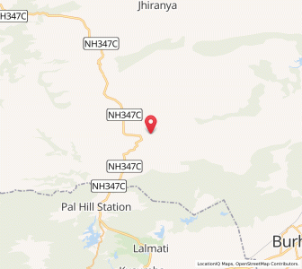 Map of Padla, Madhya Pradesh