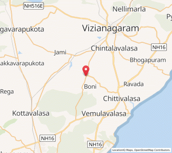 Map of Padmanabham, Andhra Pradesh