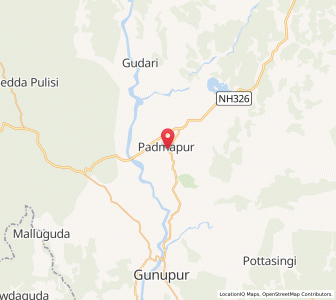 Map of Padmapuram, Odisha