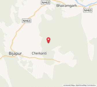 Map of Padmur, Chhattisgarh