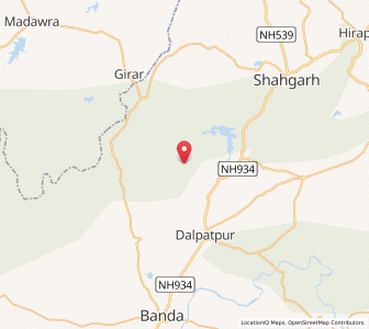 Map of Padrai, Madhya Pradesh