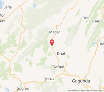 Map of Padrara, Rajasthan