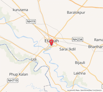 Map of Padraya, Uttar Pradesh