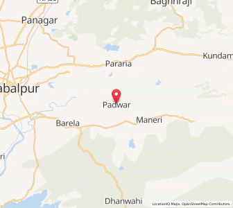 Map of Padwar, Madhya Pradesh