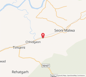 Map of Pagdhal, Madhya Pradesh