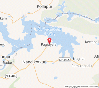 Map of Pagidyala, Andhra Pradesh