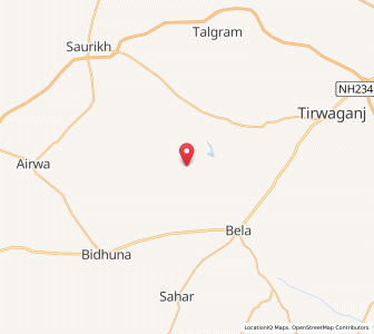 Map of Pah Kalan, Uttar Pradesh
