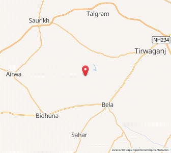 Map of Pah Khurd, Uttar Pradesh