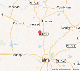 Map of Pahad Deulgaon, Maharashtra