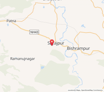 Map of Paharbula, Chhattisgarh