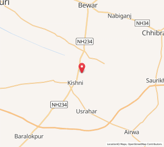 Map of Paharpur, Uttar Pradesh
