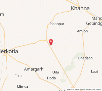 Map of Paheri, Punjab