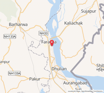 Map of Paikpara Ashram Mandir, West Bengal