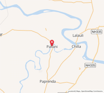 Map of Pailani, Uttar Pradesh