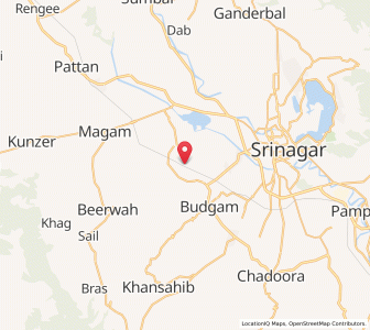 Map of Paimas, Kashmir