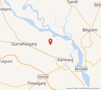 Map of Paindapur, Uttar Pradesh