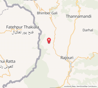 Map of Paingiran, Kashmir