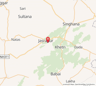 Map of Paji ki Dhani Bari, Rajasthan
