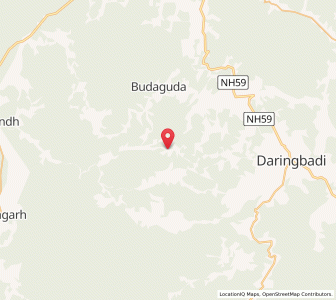 Map of Pakari, Odisha