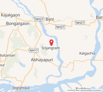 Map of Pakhriguri, Assam